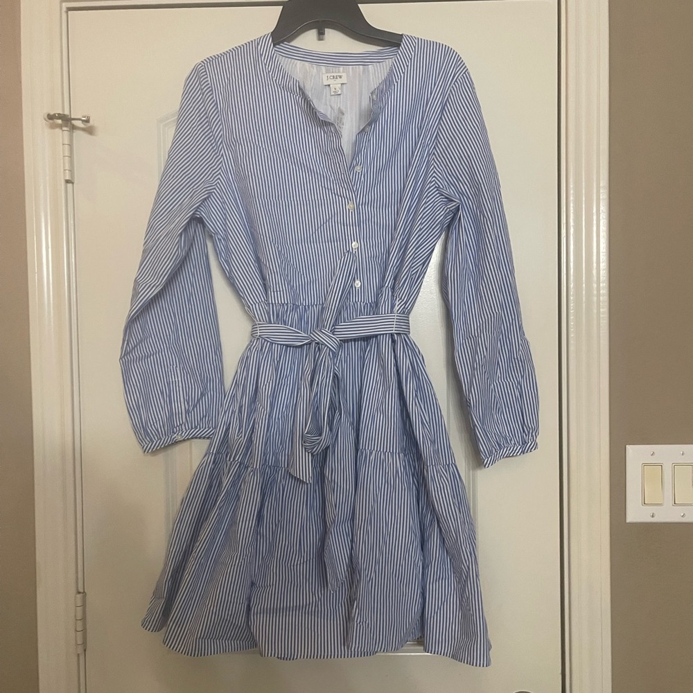 J. Crew Women’s Striped Dress with Sash